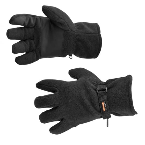 Portwest Portwest GL12 Black Fleece Insulatex Lined Gloves