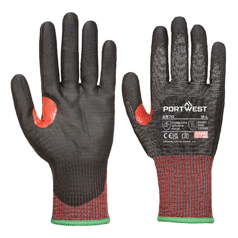 Portwest Portwest A670 CS Cut-Resistant F13 PU-Coated Gloves