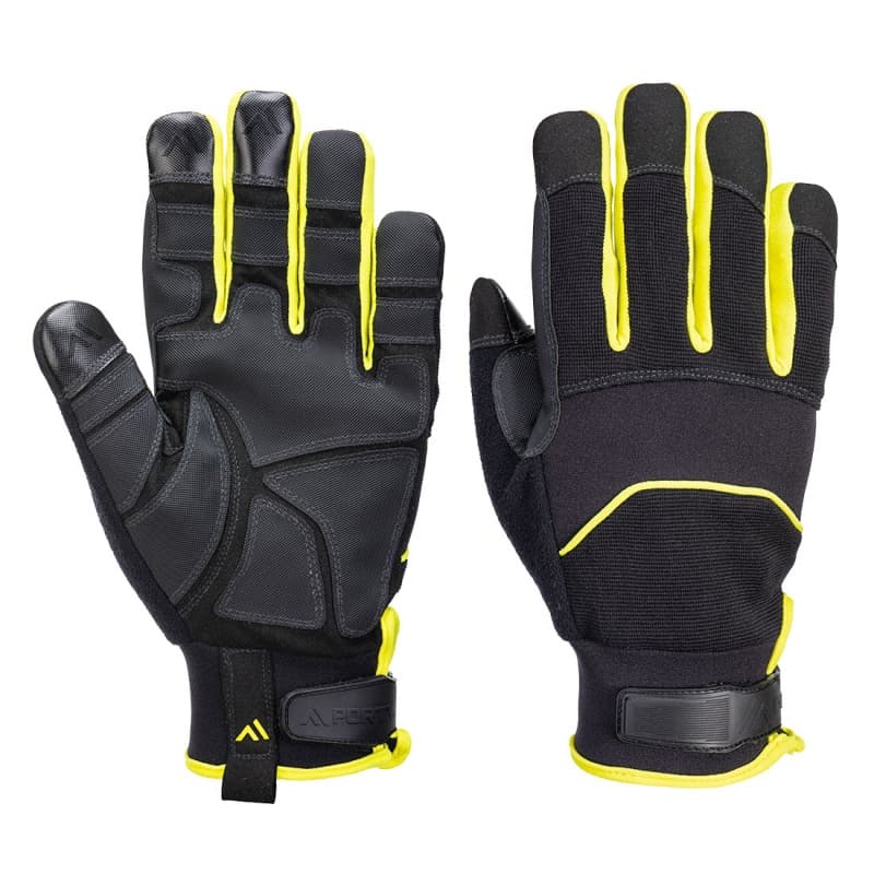Portwest Portwest A792 Needle- and Cut-Resistant Safety Gloves (Black/Yellow)
