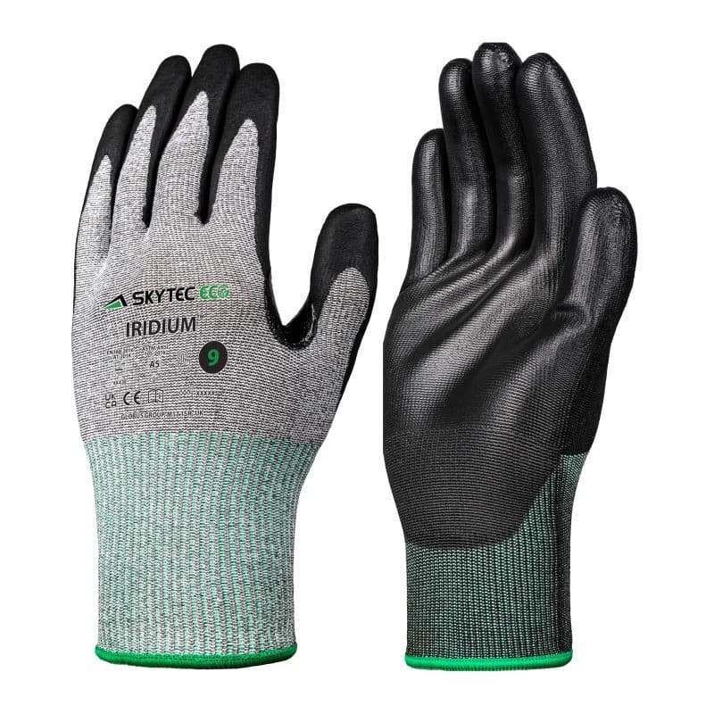 Skytec Skytec Eco Iridium Reinforced Cut-Resistant Touchscreen Gloves