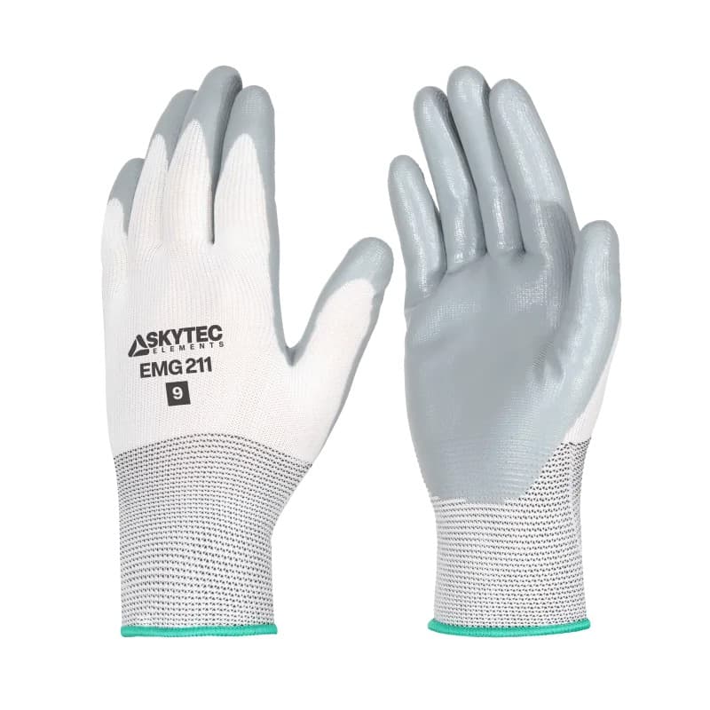 Skytec Skytec EMG211 Water and Oil Resistant Nitrile Palm Gloves