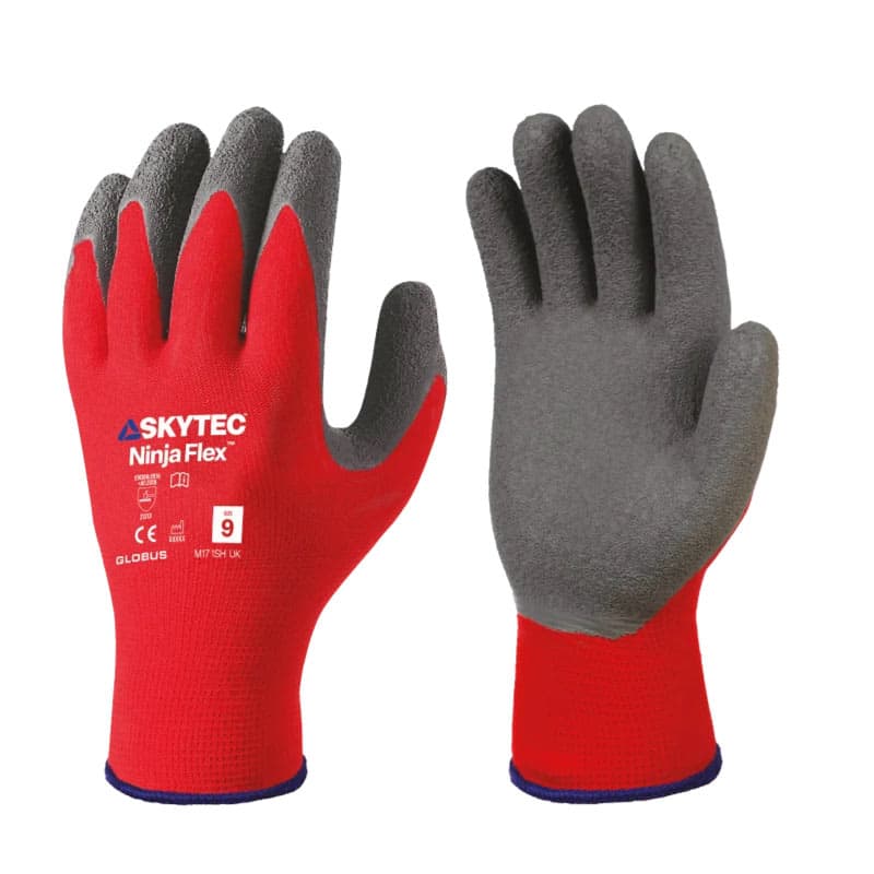 Skytec Skytec Ninja Flex Lightweight Latex-Palm Dexterity Grip Gloves