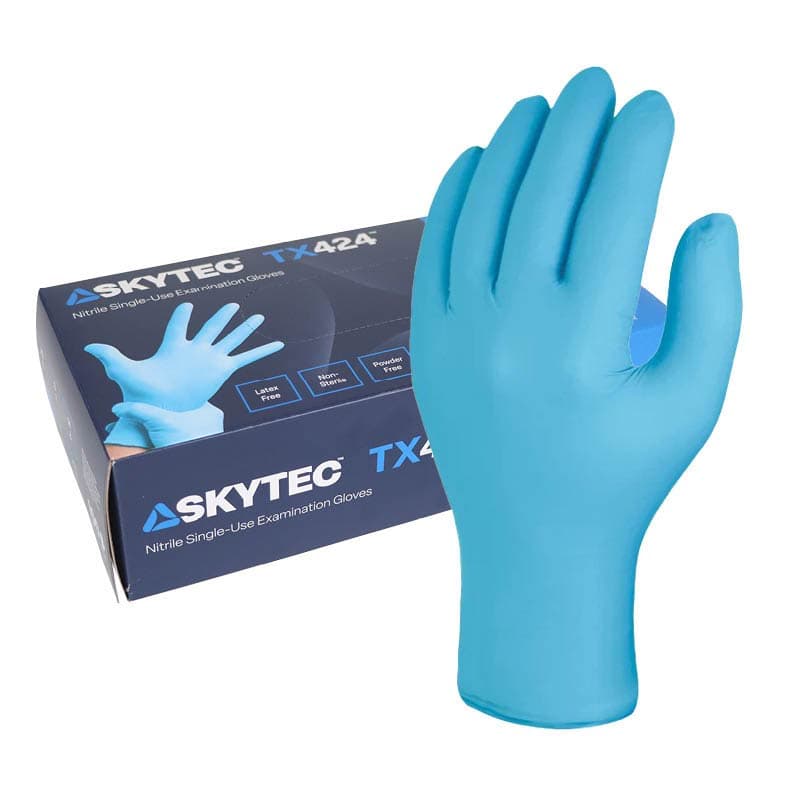 Skytec Skytec TX424 Disposable Nitrile Medical Examination Gloves (Box of 100)