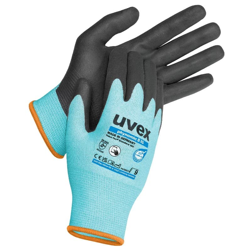 Uvex Uvex 60044 Phynomic B XG Oil Grip Cut Level B Work Gloves