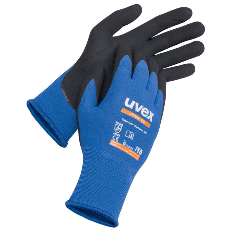 Uvex Uvex Athletic Lite Blue Utility Gloves 60027