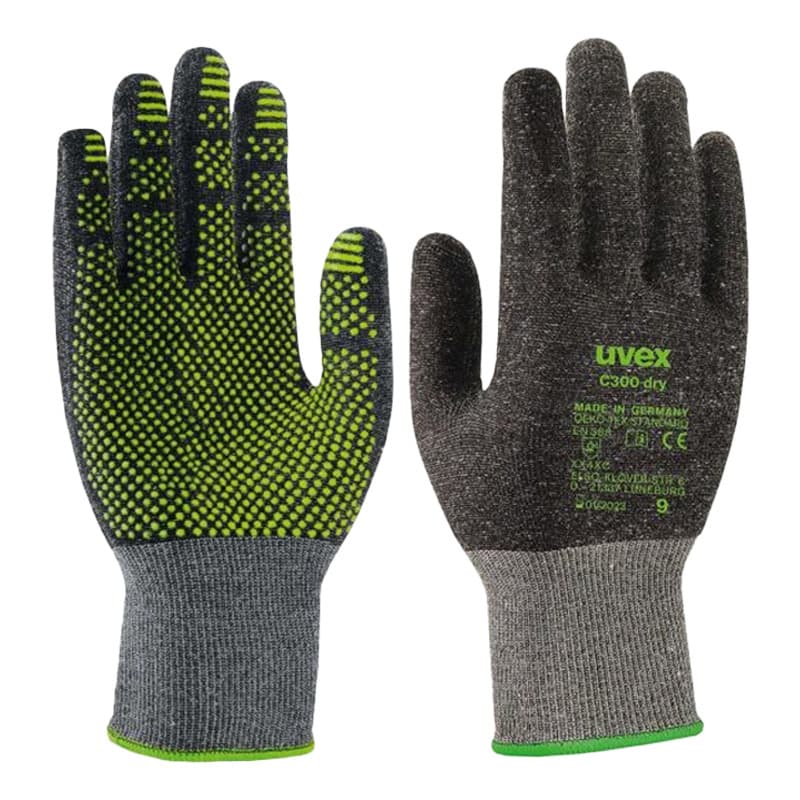 Uvex Uvex C300 Dry Cut Resistant Grip Gloves