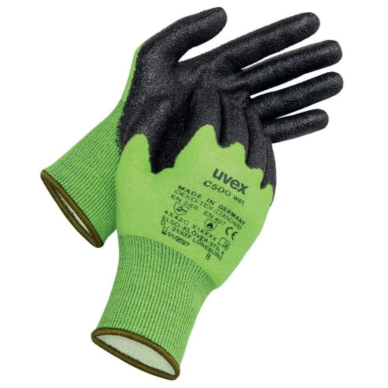 Uvex Uvex C500 Wet and Oily Grip Handling Cut Gloves