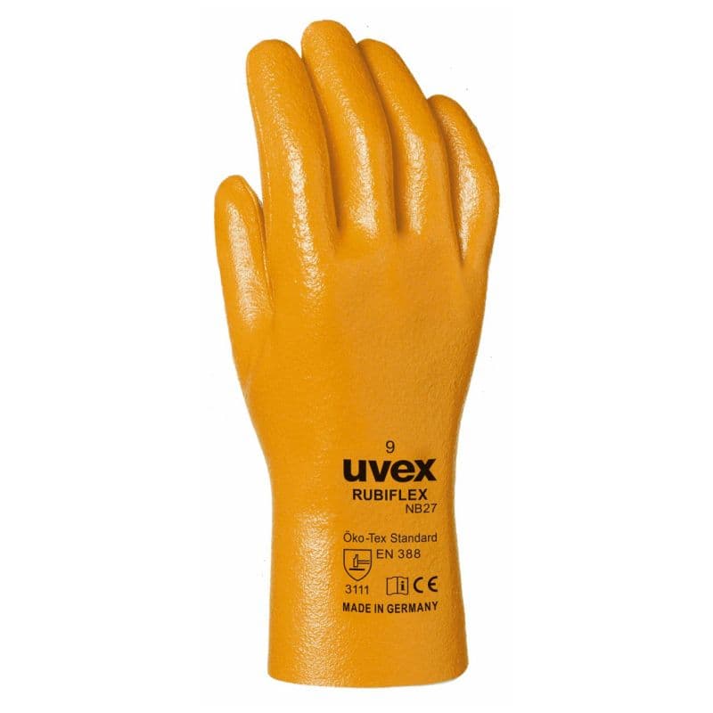 Uvex Uvex Rubiflex NB27 27cm Nitrile Coated Safety Gauntlets