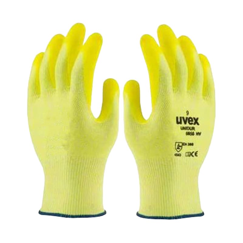 Uvex Uvex Unidur Oil-Resistant Hi-Vis Grip Gloves 6655