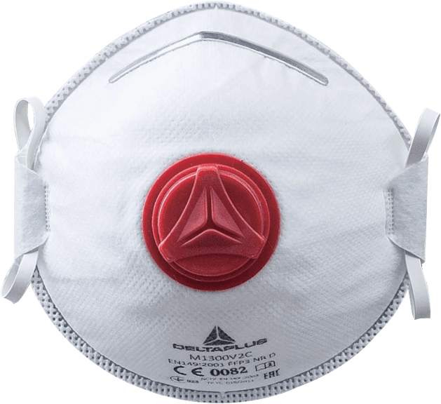 Delta Plus Delta Plus M1300V2 Disposable Respiratory Mask FFP3 With Valve
