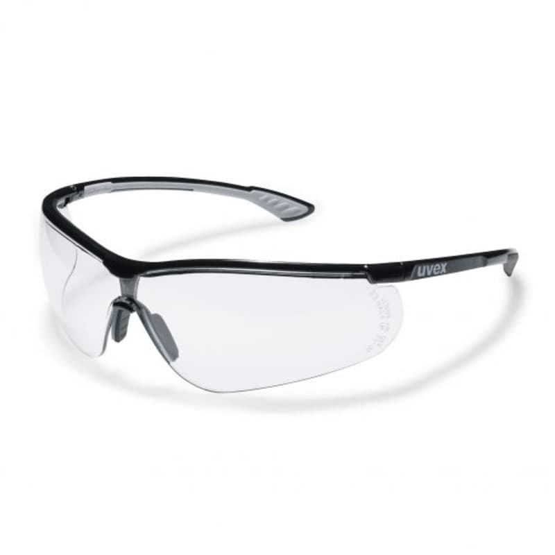 Uvex Uvex Sportstyle Black Clear Polycarbonate Safety Glasses 9193080