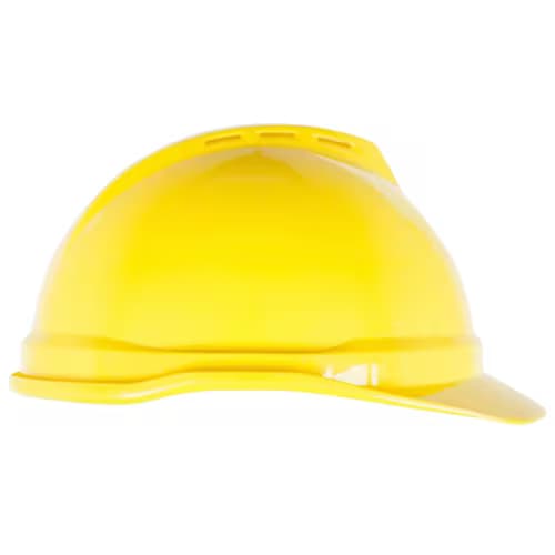 MSA Safety - MSA V-Gard® 500 Vented Hard Hat, Cap Style - Yellow